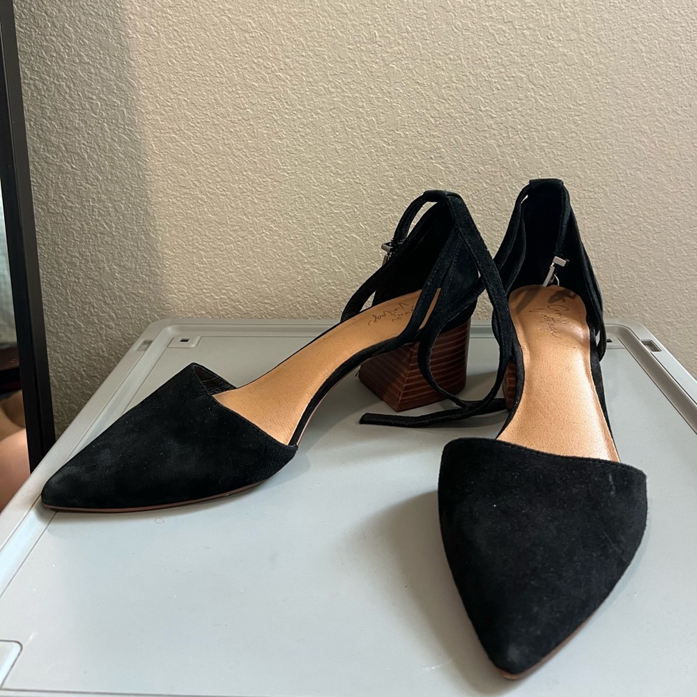 Pointed Toe block Heel Sandal